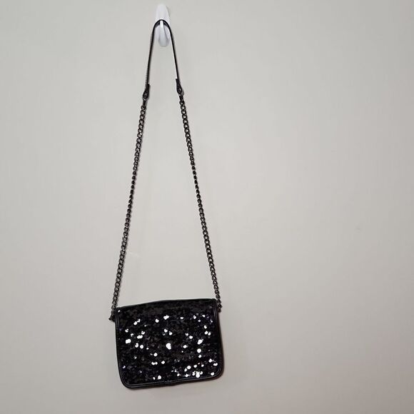 Fiorelli Purse Est. 1988 Made In London Silver Sequin Crossbody Bag Clutch - Picture 3 of 14
